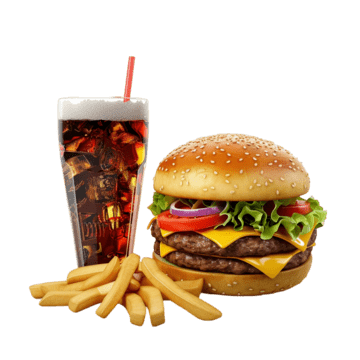 American Burger-Menü