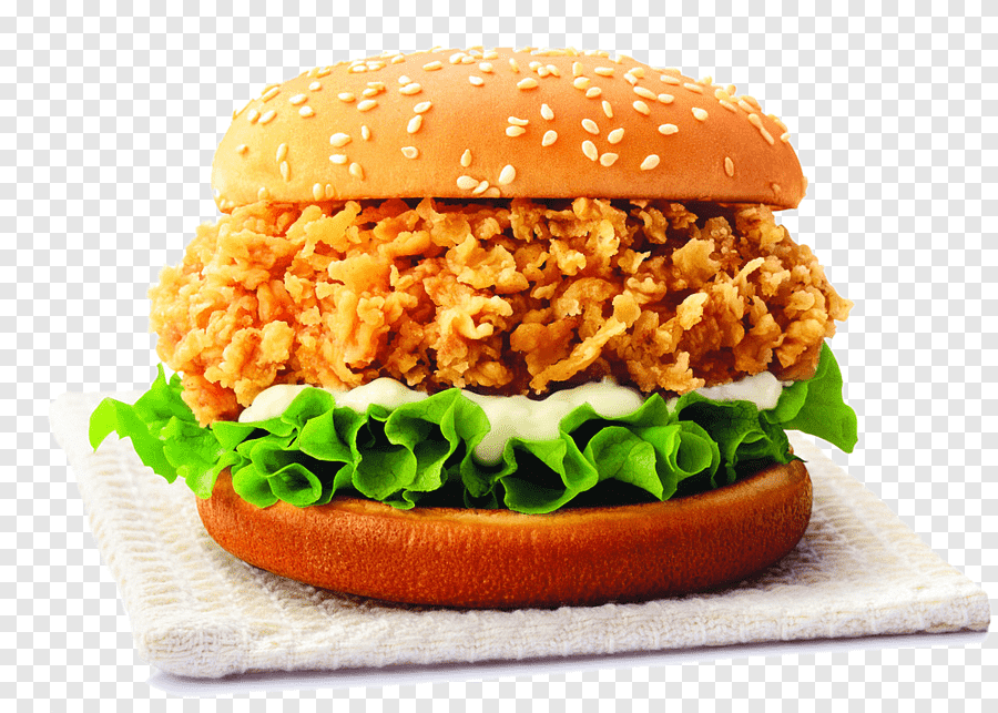 Crispy Chickenburger-Menü