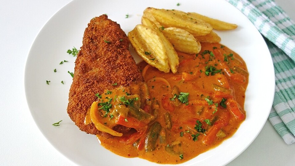 Paprika-Rahm-Schnitzel